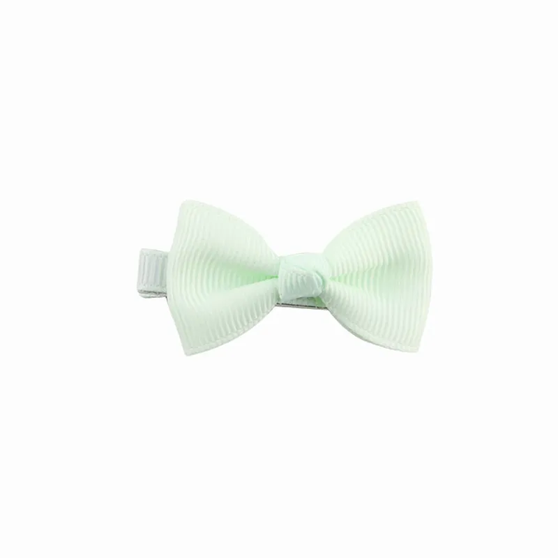 Fashion Baby Girl Ribbon Mini Hair Clip Pin Accessories For Children Hair Bow Barrette Hairpin Sweet Girls Hairgrip Headwear (12)