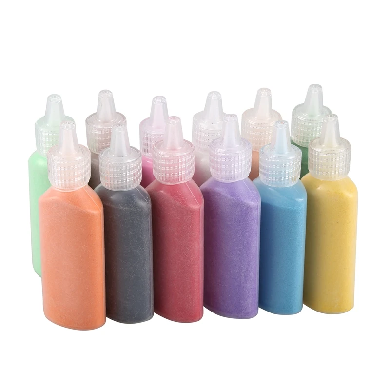 

12 Pack Toy Scenic Sand Art painting in 12 Vivid Colors