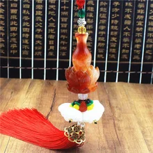 Автомобильная подвеска в виде лотоса, автомобильная подвесная ваза, аксессуары для автомобиля, предметы интерьера, удача, лотос, подвеска на зеркало заднего вида