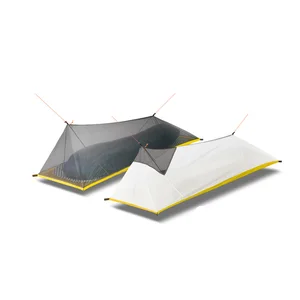 260G Ultraleicht Outdoor Camping Zelt Sommer 1 Einzelne Person Mesh Zelt 4 jahreszeiten inneren Körper Innere Zelt Vents moskito net
