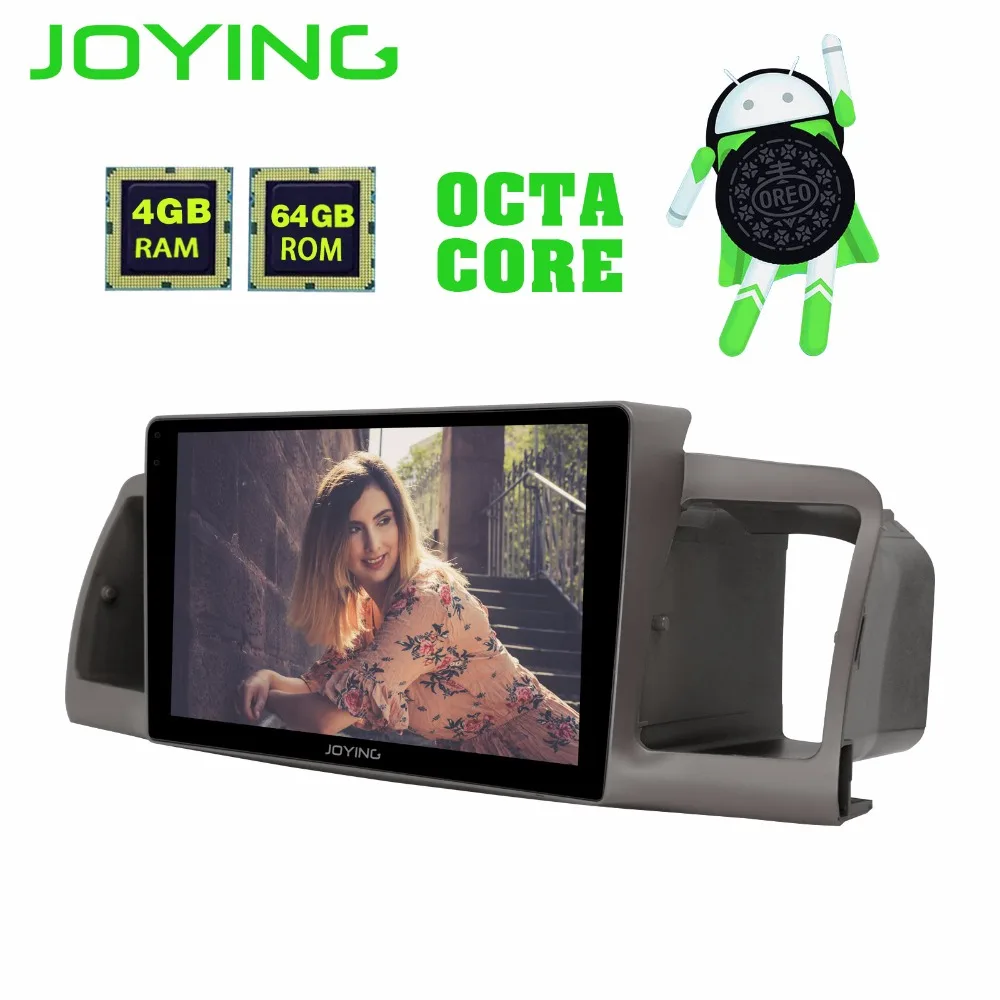 

JOYING 2 din Android 8.0 car radio player gps for Toyota Corolla EX/E120 2003-2011 9 inch 1024*600 screen support video out TPMS