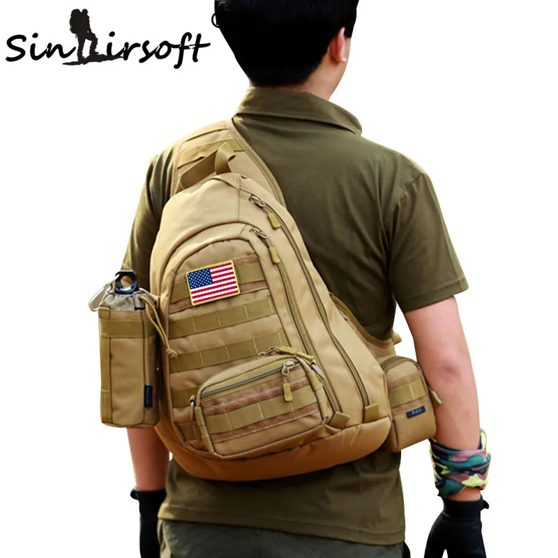 New SINAIRSOFT Male Chest Sling backpack Men&#39;s bags One Single Shoulder Man Large Travel ...