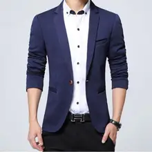 Стильный мужской костюм, пальто, обычный пиджак, 1 пуговица, деловой и повседневный пиджак