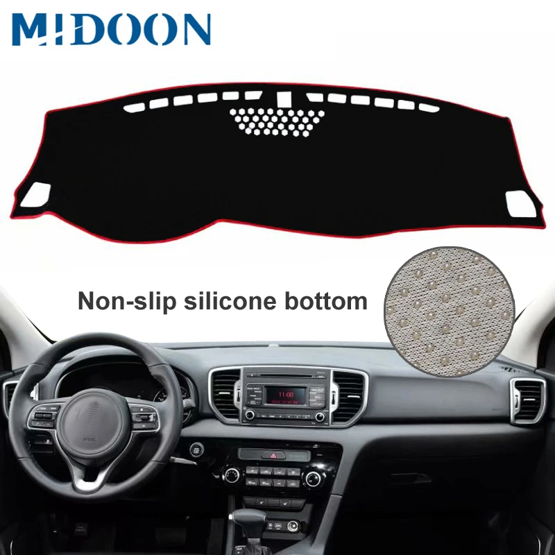 Чехол MIDOON для Kia Sportage QL 2016 2019 чехлы стайлинга автомобиля коврик приборной панели с