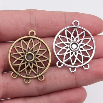 

WYSIWYG 8pcs 33x27mm Charm Dreamcatcher Connector Dream Catcher For Jewelry Making Dreamcatcher Connector Charm