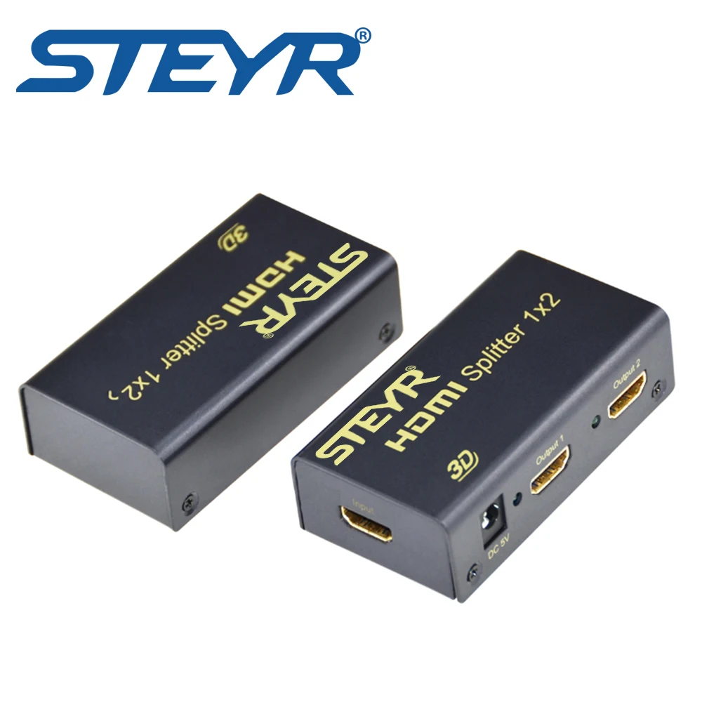 HDCP 4K HDMI разделитель Full HD 1080p видео STEYR переключатель 1X2 разделение 1in2 выход