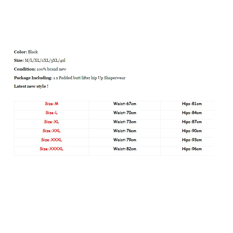 Wechery Control Pants Butt Lifter Hip Up Padded Control Panties Lifting Women Body shaper Butt Enchancer Slimming Shaperwear