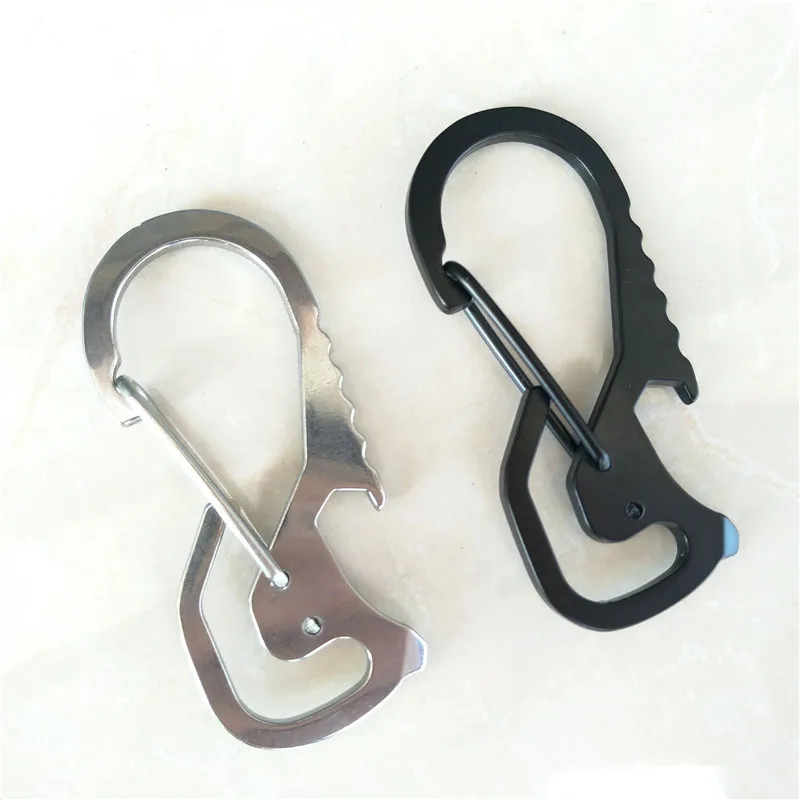 Creative multifunction outdoor gear waist hanging key buckle,,bottle opener,mountaineering