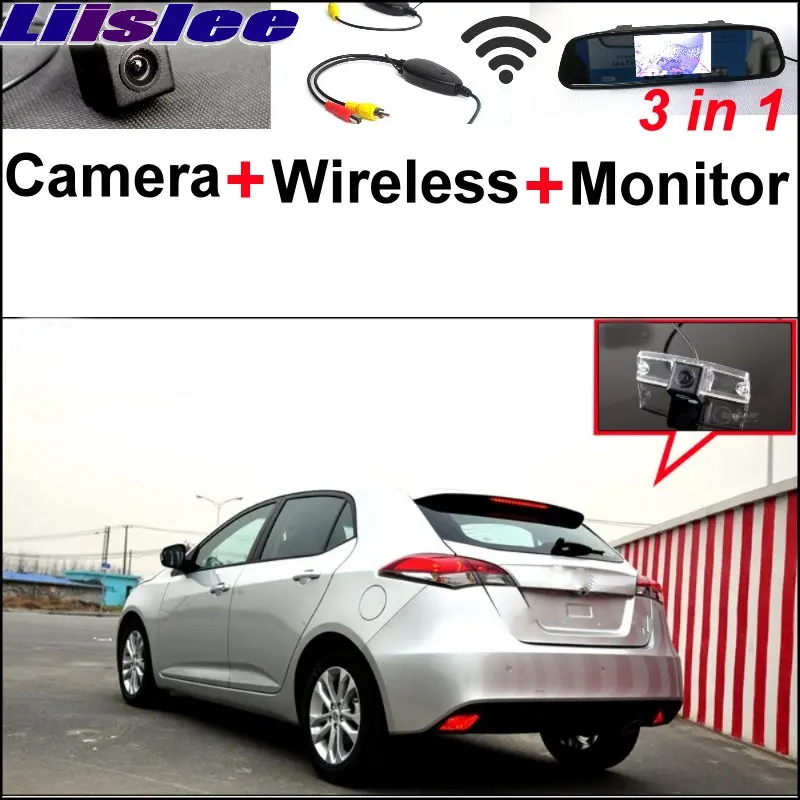 Liislee 3 in1 Special Rear View Camera + Wireless Receiver + Mirror Monitor Easy DIY Parking System For Morris Garages MG5 MG 5
