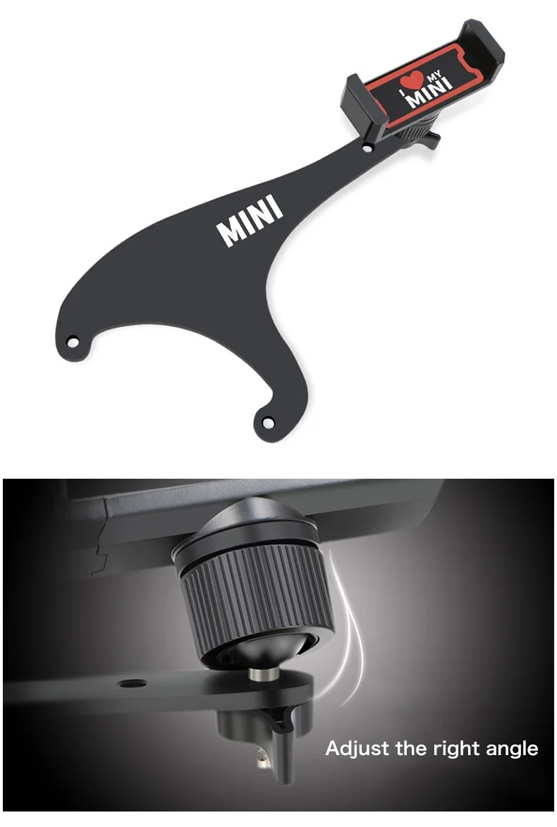 Car Mobile Phone Holder Bracket Union Jack Decorations for BMW Mini Cooper Countryman F60 Accessories Car Styling (2)