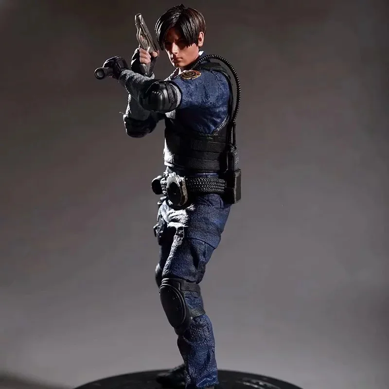

Resident Evil Game Animation Leon Scott Kennedy 1/6 Scale Cartoon Figure 32cm