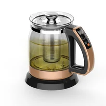 Free shipping Multifunctional health pot kettle with thick glass automatic tea insulation