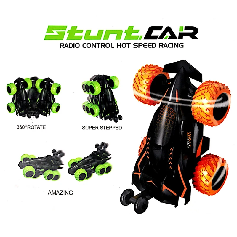 

Remote Control Stunt Car 2.4Ghz 3D Flip Drift Deformation Buggy Car Rock Crawler Roll Car 360 Degree Flip Kids Robot RC Cars Toy