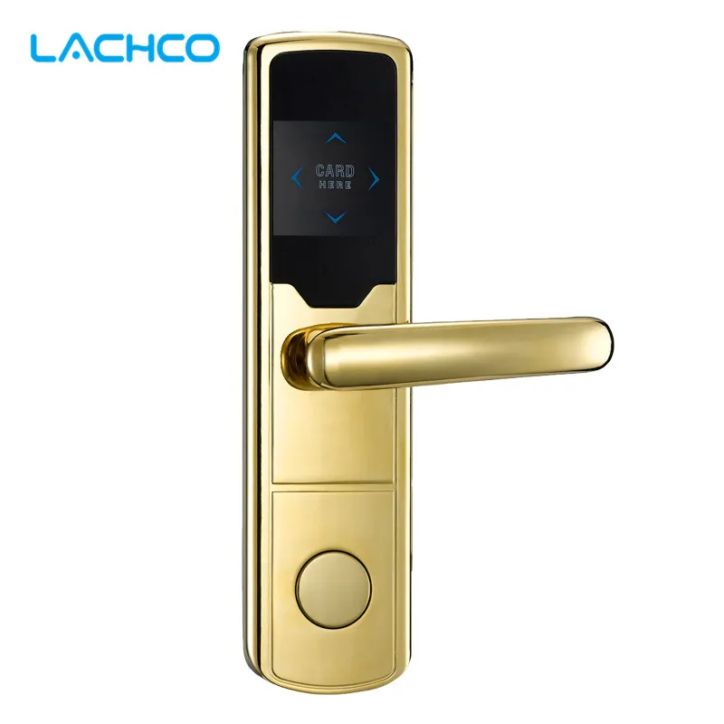 Электронный дверной замок LACHCO умный цифровой карточный для дома отеля офиса