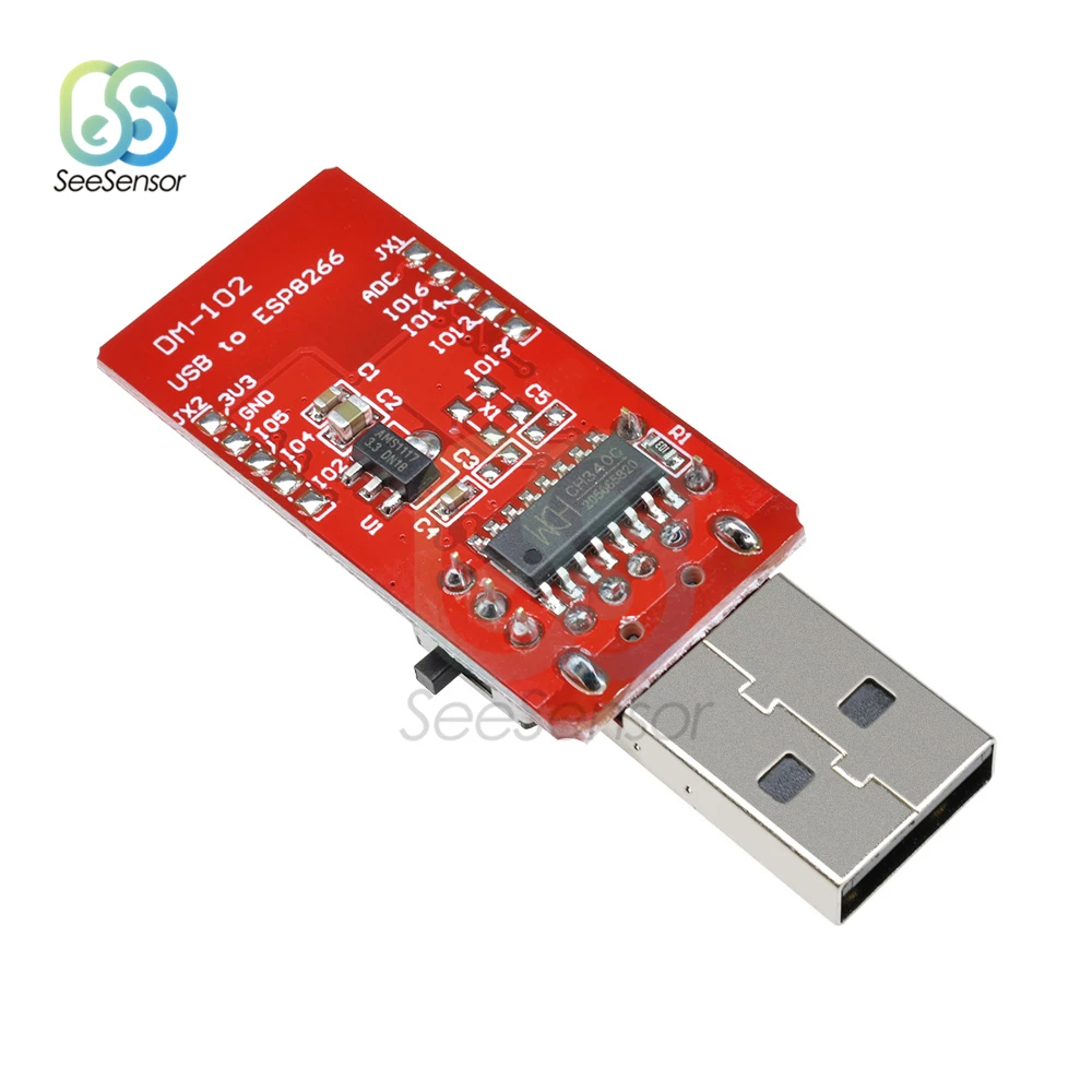 CH340 CH340G USB к ESP8266 ESP-07 ESP07 серийный WiFi адаптер приемопередатчик модуль для Arduino