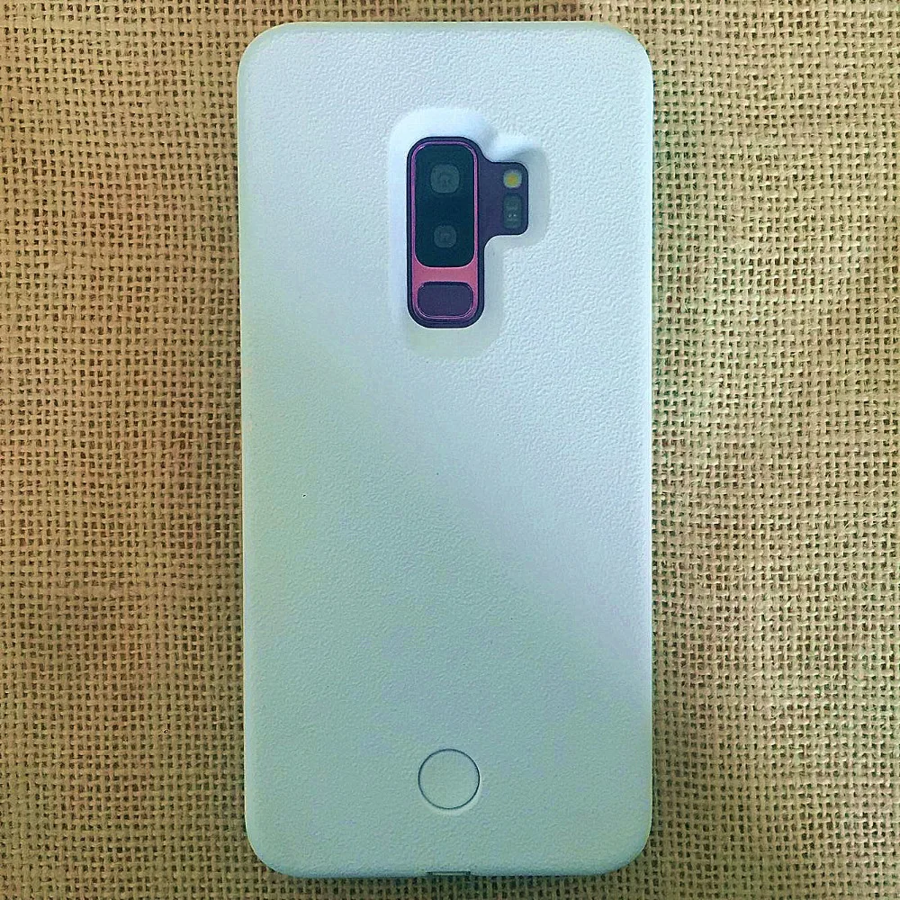 Светодиодный светящийся чехол для телефона Samsung S10 Plus селфи фото заполняющий свет