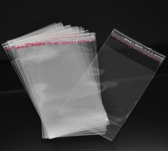 

Clear Self Adhesive Seal Plastic Bags 11x6cm, sold per packet of 60 new