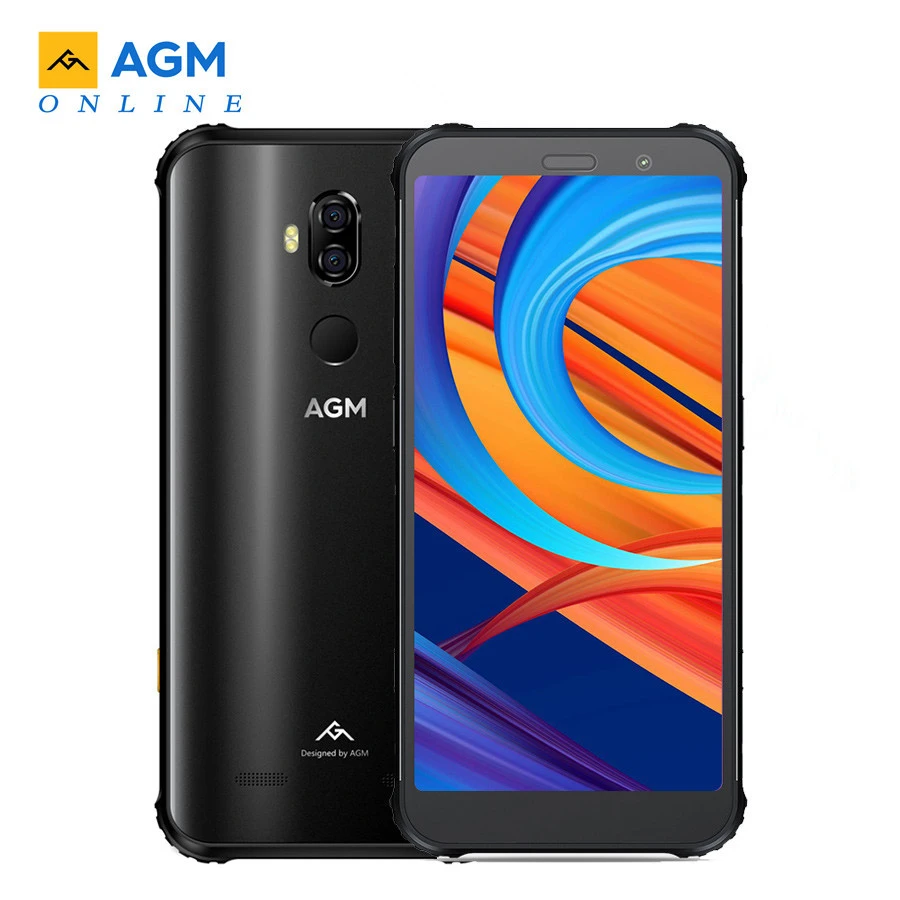 Original AGM X3 Smartphone 8GB 128GB Android 8.1 Snapdragon 845 5.99" Rear 12MP+24MP Front 20MP Camera Fingerprint NFC Cellphone 8gb ram ddr4