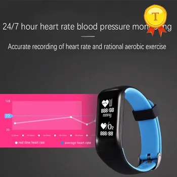 

2018 newest Heart Rate Blood Pressure man woman bluetoot SmartBand Bracelet Sport IP67 Wearable device Wristband for Android IOS