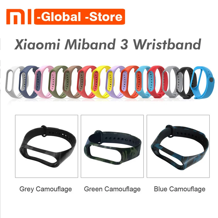

Xiaomi miband 3 mi band 3 Colorful Wristbands Smart Band Strap Strong Protective Screen Film for Xiaomi mi band 3