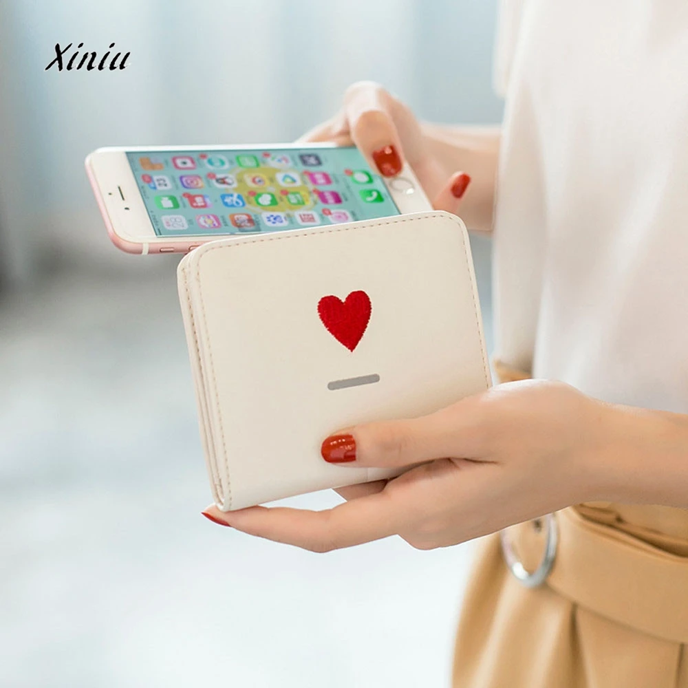 

Women Wallet Girls Cute Modern Pattern Coin Purse Female Leather Small Mini Wallet Holder Multi-functional Two Fold Wallet