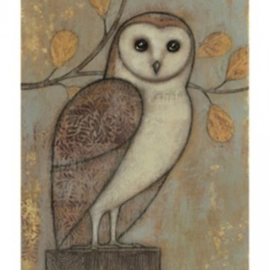 Ornate Owl I Poster Print by Norman Wyatt (13 x 19)