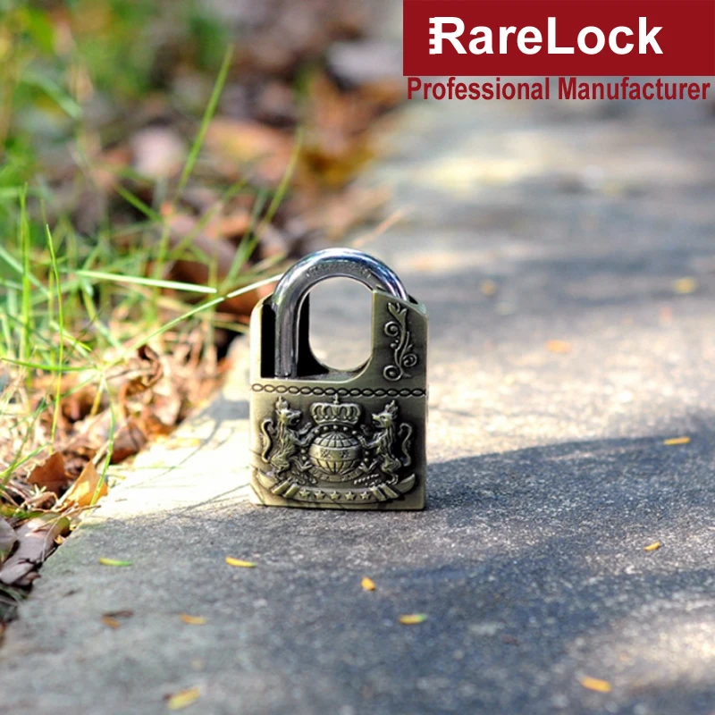 Rarelock MS539 замок под старину для сада ворота дома двери склад автомобиля шкатулка Электрический шкаф ящик тренажерный зал шкафчик 4 ключа h