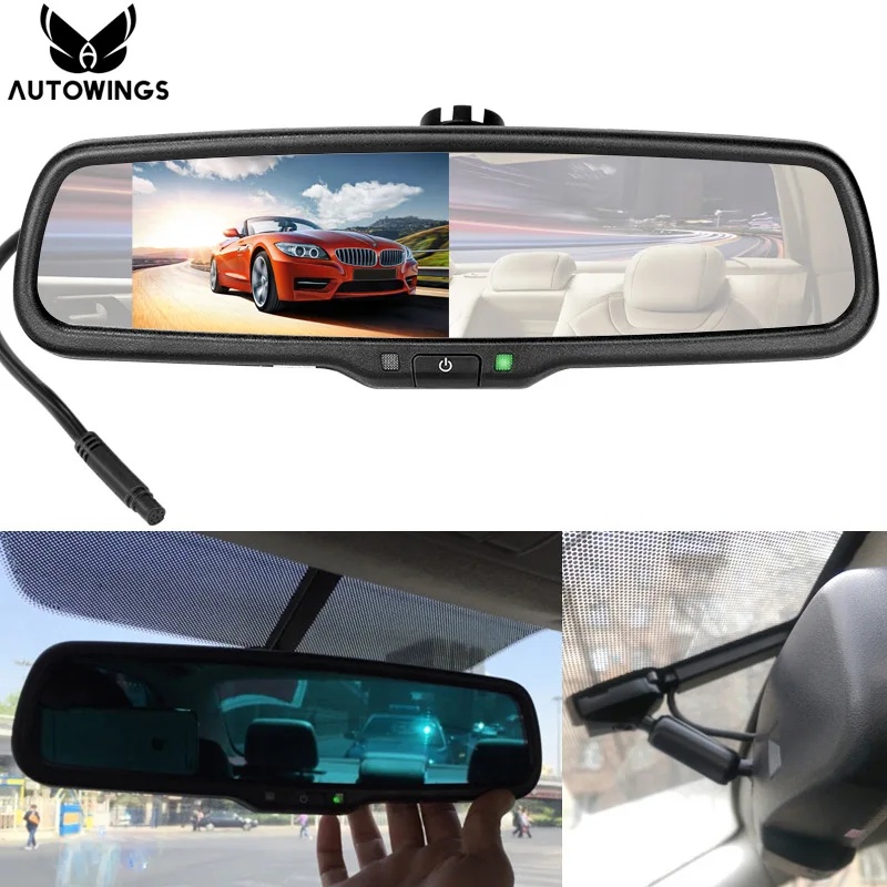 4,3 Zoll Auto Dimmen Auto Parkplatz Rückspiegel Monitor für Auto-Backup Rückansicht Kamera 800*480 TFT LCD für nissan Kia hyundai 4,3 Zoll Auto Dimmen Auto Parkplatz Rückspiegel Monitor für Auto-Backup Rückansicht Kamera 800*480 TFT LCD für nissan Kia hyundai