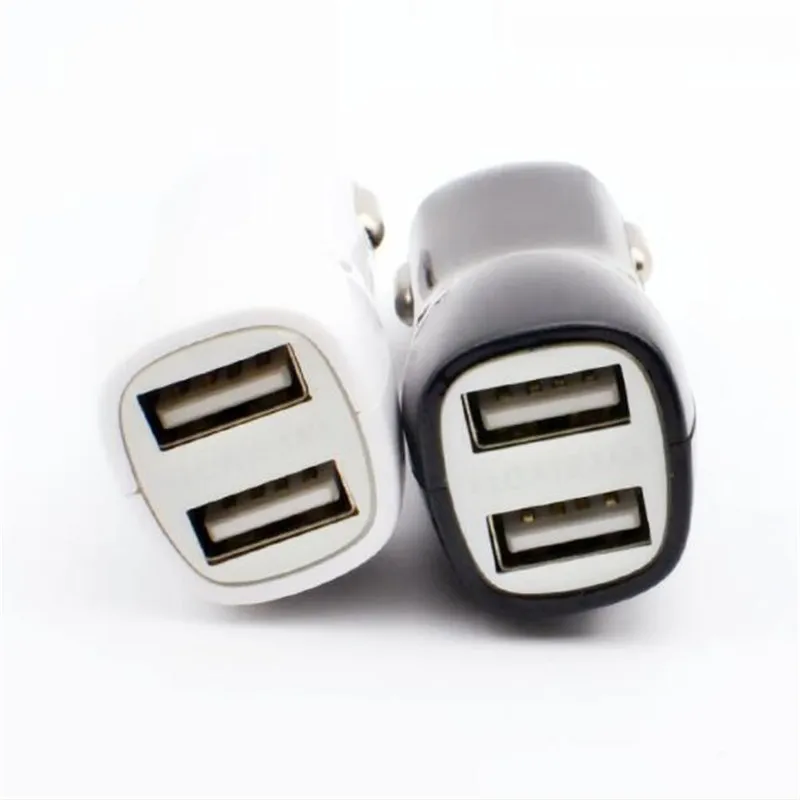 UVR Mini Car Truck Dual 2 порта USB зарядное устройство адаптер для iPhone черный 12 В мощность 1 а