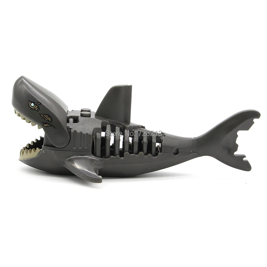 Ghost Zombie Shark Block Pirates of the Caribbean Single Sale Jack PG1008 Building Blocks Set Model Bricks Toys for Children