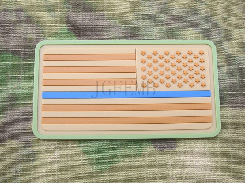 tan background design Right Multicam The thin blue line America flag Police SWAT Military Morale 3D PVC patch PB1377 | Дом и сад