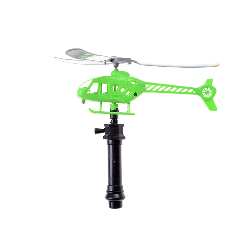pittospwer Aviation Handle Pull Helicopter Flugzeug Spielen im Freien Spielzeug f/ür Kinder Kinder