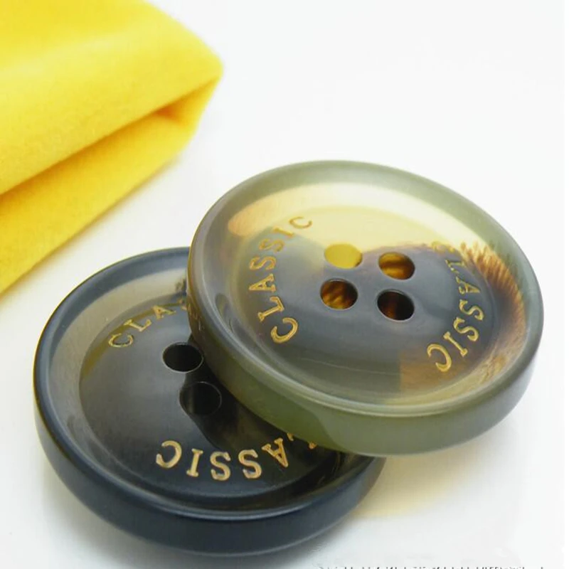 10pcsSewing Accessories 15mm /21mm /25mm/30mm high end laser engraving