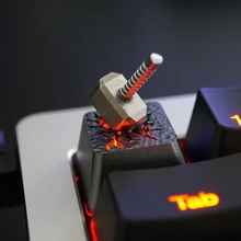 1 шт. металлические прозрачные колпачки для клавиатуры HolyOOPS 3D из