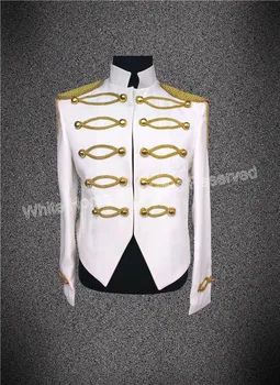 

latest hot selling nightclub suit shining men stage suit jacket made in China discount men clubwear