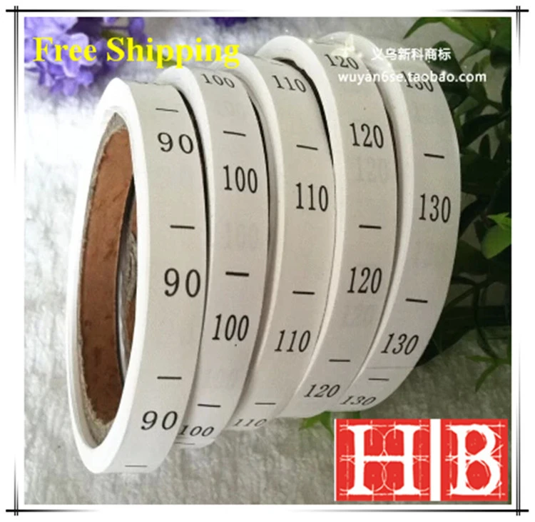 Wholesale Children'S Clothing Digital Labels Size Labels Clothes Bids  Received Customize Wash Labels/ Care Labels 300Pcs/Lot