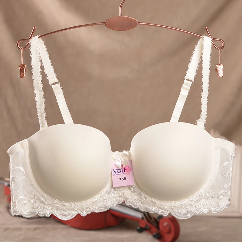 Victoria's Masquerade Women's Demi Bra Non Slip Straps Medium Bralette Convertible Straps BH