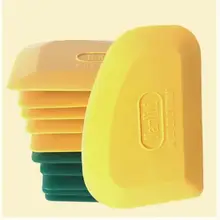 Инструмент для ремонта автомобиля, резиновый скребок для шпаклевки, пластиковый наполнитель для автомобиля, мягкий нож, 3 шт./лот, многофункциональный