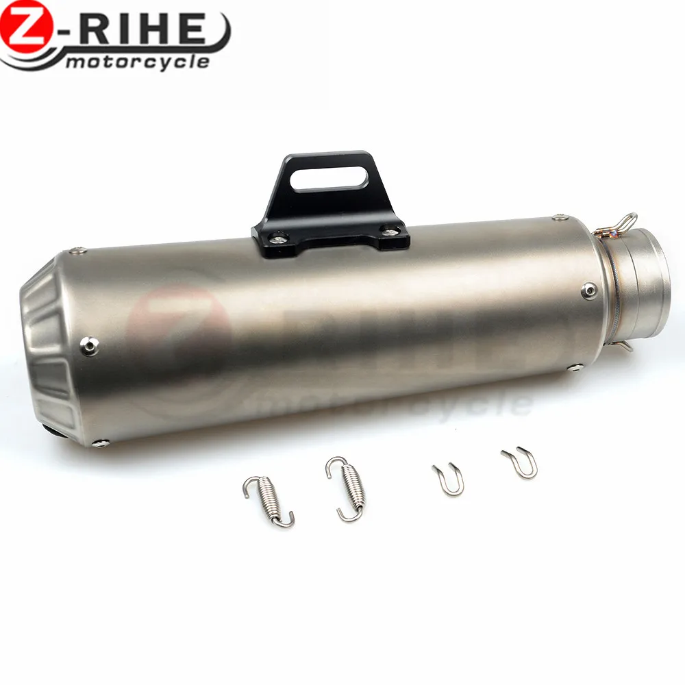 For Kawasaki ER6N CB400 MT09 MT07 TMA Universal 36-51mm Motorcycle parts Exhaust Modified Motorbike Exhaust Pipe stainless steel