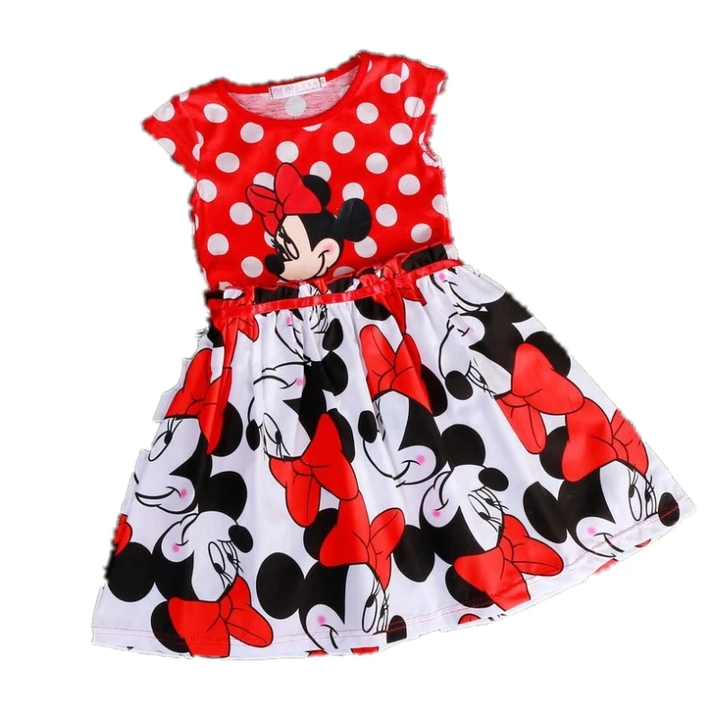 Baby Girl Dresses Children Minkey Minnie Kids Girl Princess Party Dress