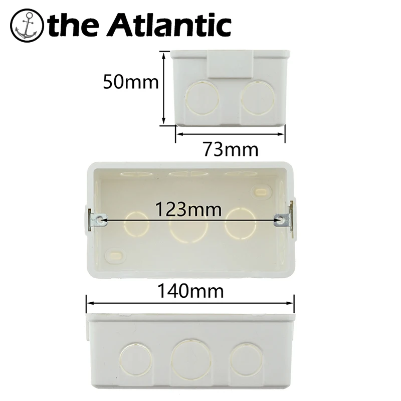 Стены распределительная коробка Наивысшее качество 140 мм* 73 мм внутреннего монтажа коробку обратно Кассета для 146 Тип