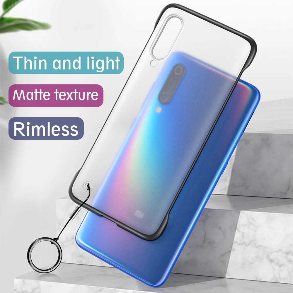 

Matte Transparent Frameless Back Cover Case For Xiaomi Mi 9 9T Mi9 SE Mi9t Pro Case Coque Redmi K20 Pro Phone Case Coque Fundas