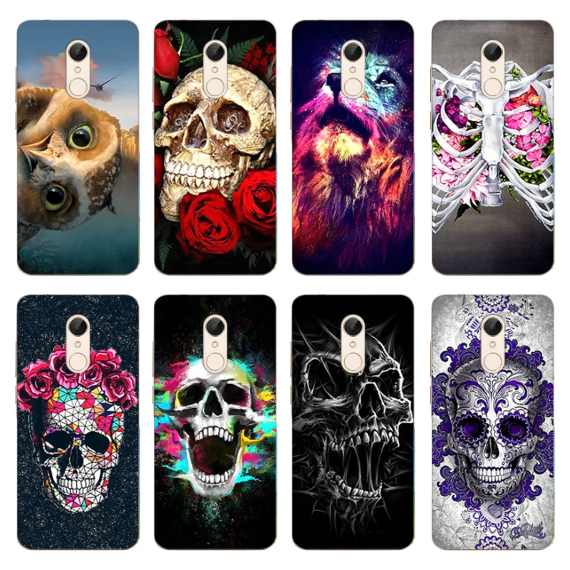 Case For Xiaomi Redmi 5 Case Soft TPU Silicone Coque for Xiaomi Redmi 5 Cover Skull Patterned Capa Bumper for Redmi 5 Phone Case Case For Xiaomi Redmi 5 Case Soft TPU Silicone Coque for Xiaomi Redmi 5 Cover Skull Patterned Capa Bumper for Redmi 5 Phone Case