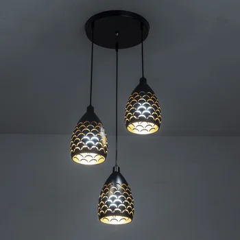 

Novelty Loft Pendant Lighting iron Hollow Out pendant lamp living room restaurant shop bar fixture decoratio