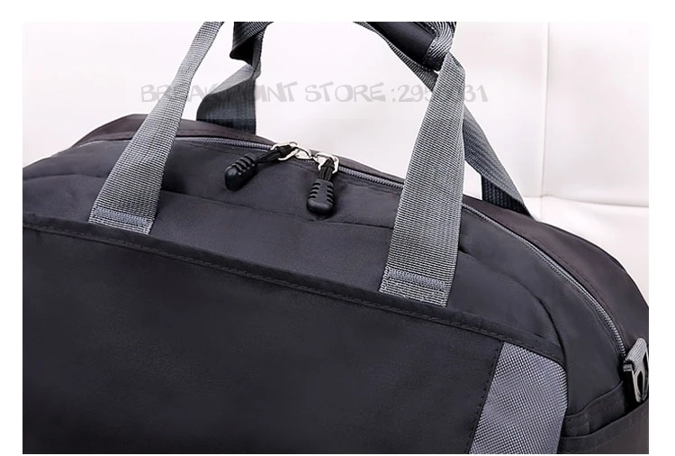 Waterproof Sports Gym Bag Fitness Yoga Short Travel Bag Multifunction Handbag Outdoor Travel Tote For Men Women