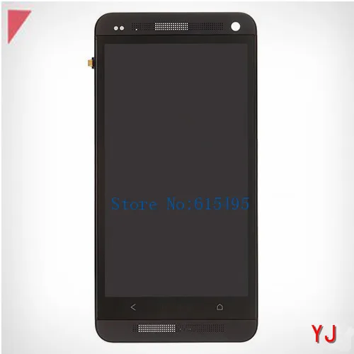 

Original New M7 Front Housing LCD Assembly with Touch Screen Digitizer for HTC One M7 801e - Black White