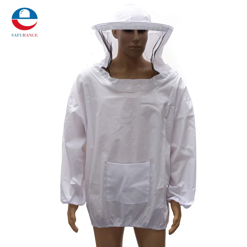 

NEW 1 Set Beekeeping Veil Suit Smock + Hive Frame Holder + Gloves + Bee Brush Tool Equip Outdoor Safely Security