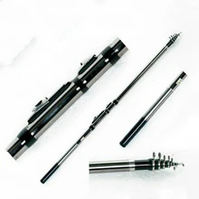 Телескопические рыболовные удочки из карбона спиннинг морская Рыболовная Снасть скала 3,6/4,5/5,4/6,3/2,7/3,0 м