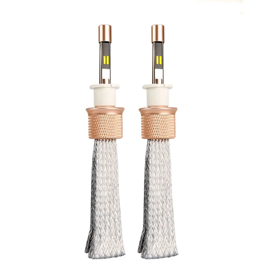 2pcs Auto H1 Led Bulbs Dual Color 3000k 6000k Car Driving Headlight 90w