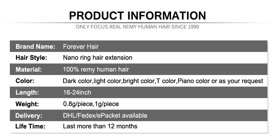 FOREVER HAIR настоящие Remy Nano Ring человеческие волосы для наращивания 1 г/локон 1" 18" 2" кератиновые прямые волосы блонд с микро-бусинами 50 г/
